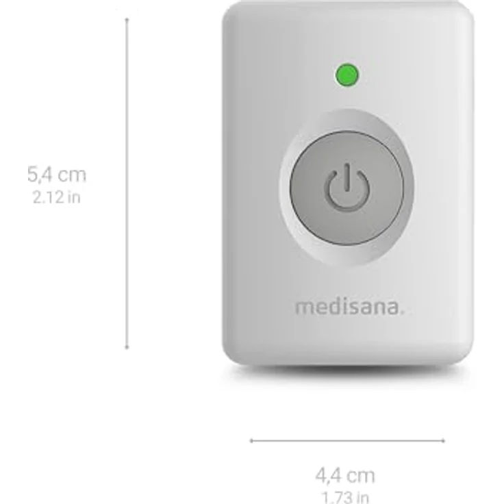 Medisana IN 700 Inhalator mit Akku, tragbar und kabellos, Vernebler mit Mesh Technologie, für freihändige Inhalation, Mundstück und Maske, blau – Bild 2