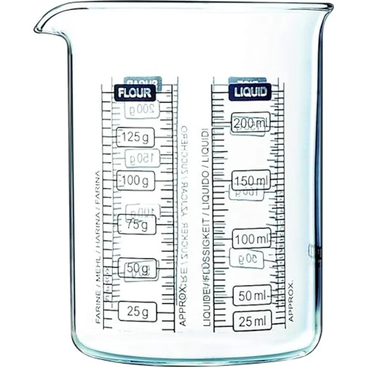 Pyrex 255040 Kitchen Lab Messbecher, 0,25 L – Bild 3