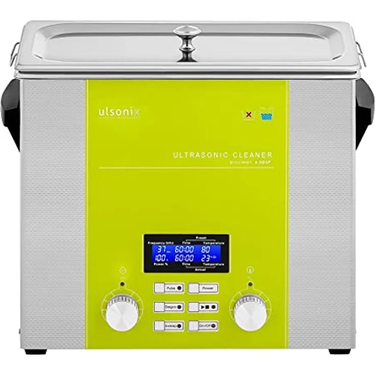Ulsonix Ultraschallgerät Degas Sweep Pulse Ultraschallreiniger Ultraschallbad 6 L 240 W, Ultraschallreiniger, Grau, Schwarz, Weiss – Bild 4