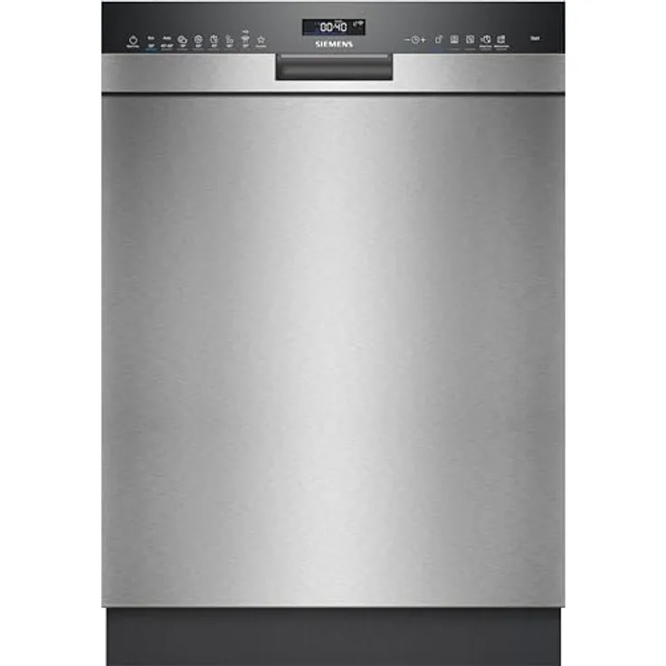 Siemens iQ500, Unterbau-Geschirrspüler, 60 cm, Edelstahl, SN45ES07CE
