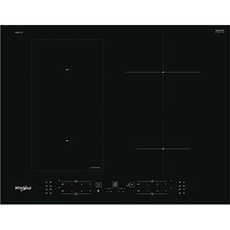 Whirlpool WL B4265 BF, Kochfeld, Schwarz mit iXelium-Beschichtung und FlexiCook-Funktion – Bild 1