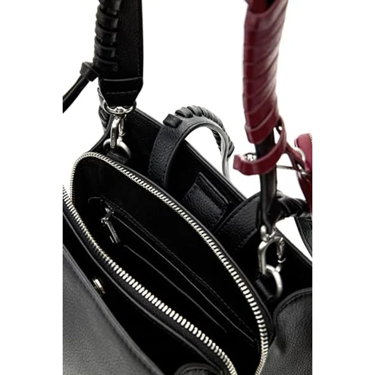 Desigual Torio City Rucksack, schwarz, 29 cm x 15 cm, 100% Polyurethan – Bild 4