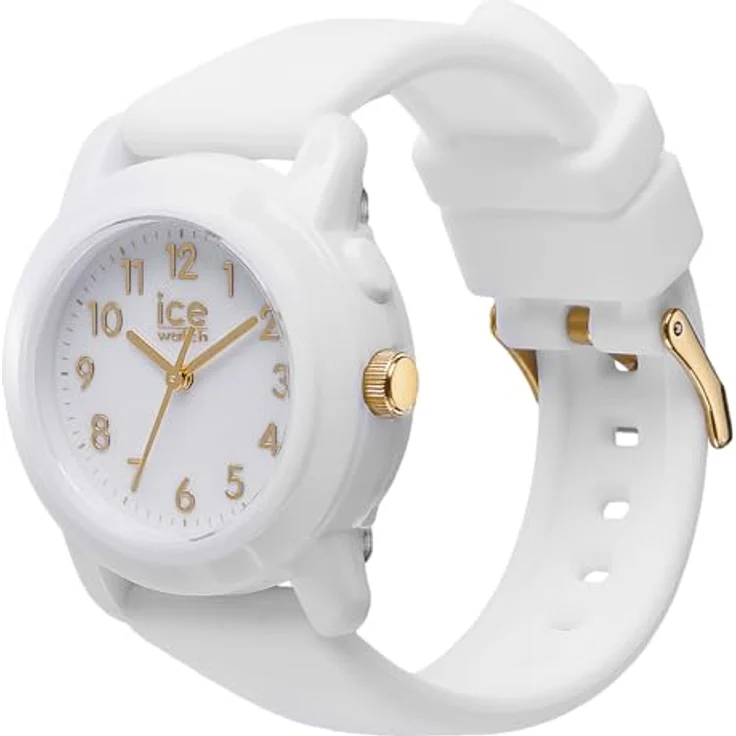 ICE-WATCH Ice find White Gold, Weiße Damenuhr mit Silikonarmband, 36 mm, geolokalisierbar, wasserfest bis 3ATM – Bild 2