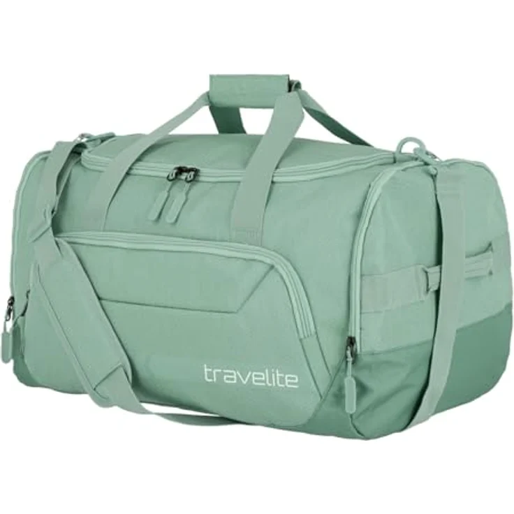 Travelite Kick Off Weekender Reisetasche M, 50 cm, salbeigrün, 100% Polyester, ideal für Kurzreisen – Bild 4