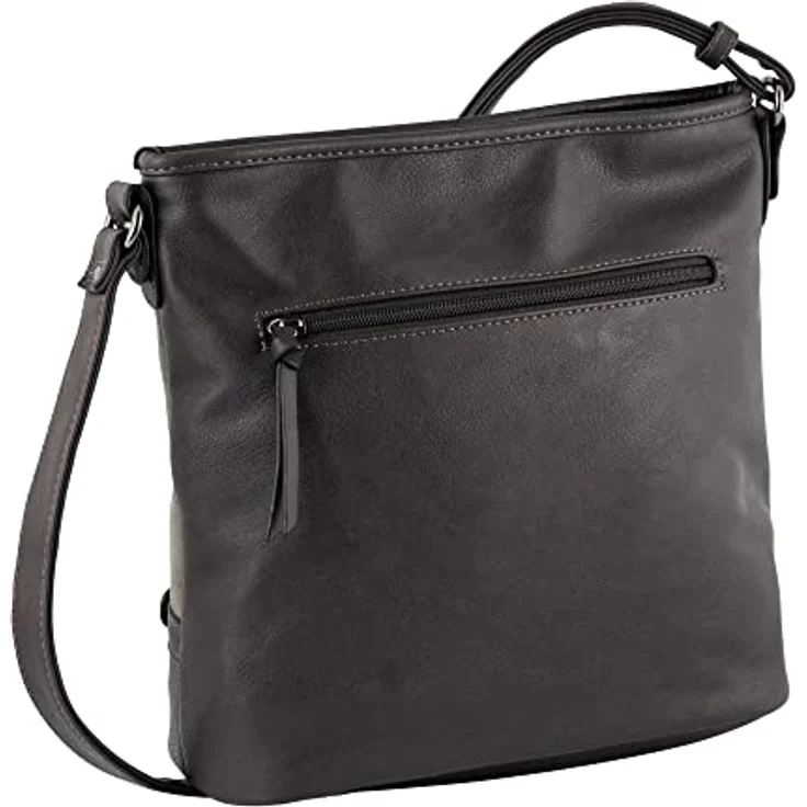 Tom Tailor Umhängetasche, praktische Handtasche in Grau, 27 cm x 27 cm x 12 cm – Bild 4