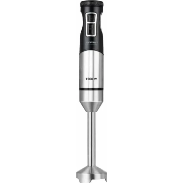 MPM MBL-33M, Stabmixer mit 1200-1500 W Leistung, Edelstahlgehäuse, schwarz, 9 Geschwindigkeitsstufen