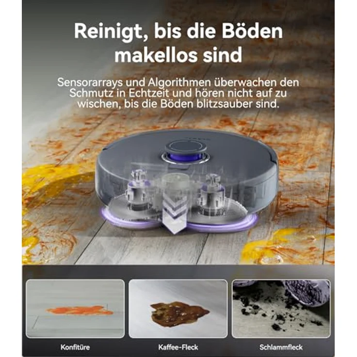 NARWAL Freo Z Ultra Saugroboter, Doppel-KI-Chips, Doppel-KI-Ausweichen, 12.000 Pa Saugkraft, Zero Tangling Bürste 2.0, Intelligente APP-Steuerung – Bild 4