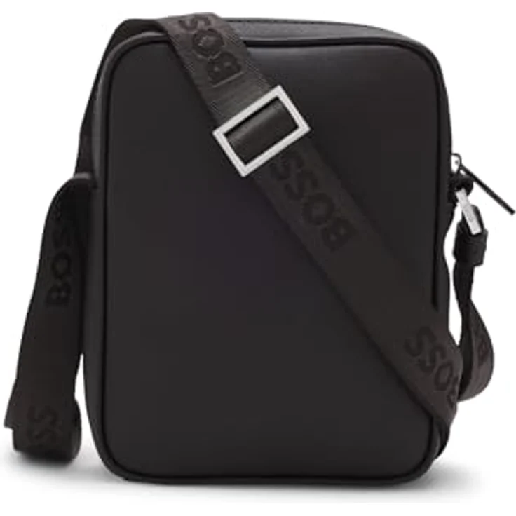 Hugo Boss Zair Zip Umhängetasche, Polyester und Leder, 17 x 22 x 6 cm, Herren – Bild 2