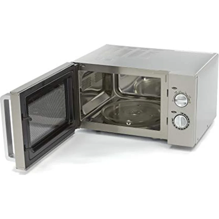Maxima Horeca Mikrowelle, 900W mit 6 Programmen, 25L, Edelstahl, für Platten bis Ø33 cm – Bild 5