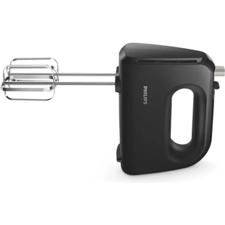 Philips Elektromixer HR3705/10, 300 W Handmixer mit 5 Geschwindigkeiten und Turbo, Weiß – Bild 3