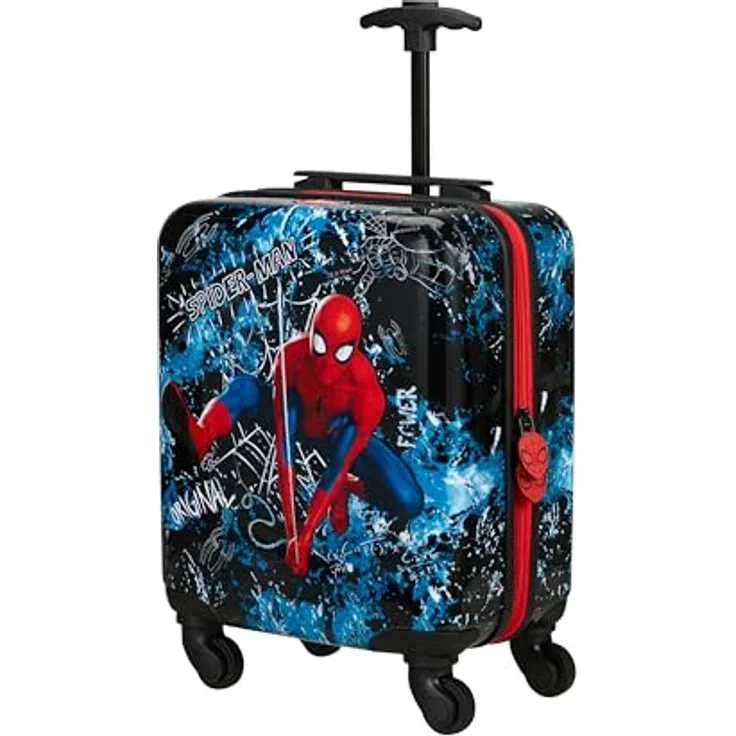 Samsonite Kinderkoffer DAYDREAM MARVEL, Spiderman Mystery, 4 Rollen, Kinder-Reisegepäck Trolley für Übernachtungen und magische Ferien – Bild 1