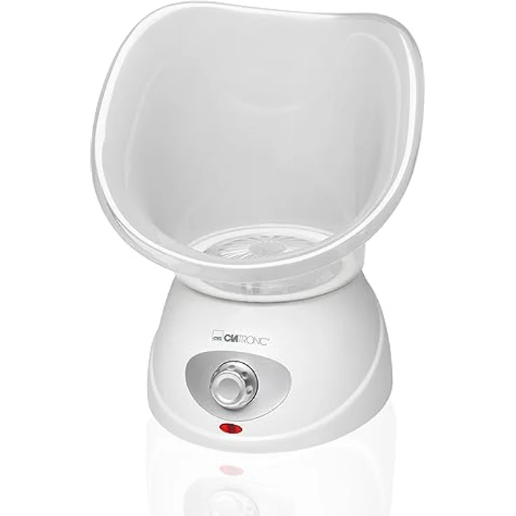 Clatronic® 2in1 Gesichtssauna und Inhalationsgerät | Face Steamer inkl. Aromaaufsatz & Inhalator | zur kosmetischen Gesichtspflege & Inhalation | 3-Stufen für bedarfsgerechte Dampfdosierung | GS 3656 – Bild 1