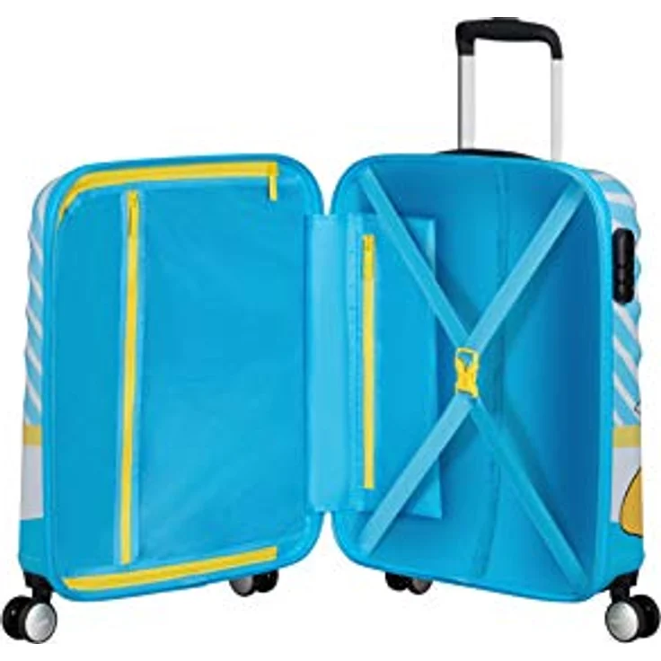 American Tourister Wavebreaker Disney - Spinner S, Kindergepäck, 55 cm, 36 L, Mehrfarbig (Donald Blue Kiss) – Bild 5