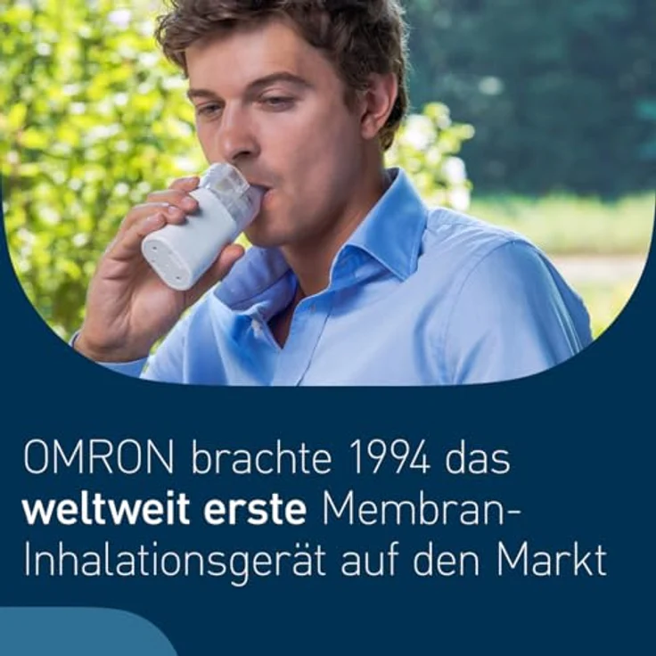 OMRON MicroAir U100 Inhalationsgerät - Geräuschloser, elektrischer Inhalator für zu Hause oder unterwegs - Zur Behandlung von Atemwegserkrankungen bei Erwachsenen und Kindern – Bild 2