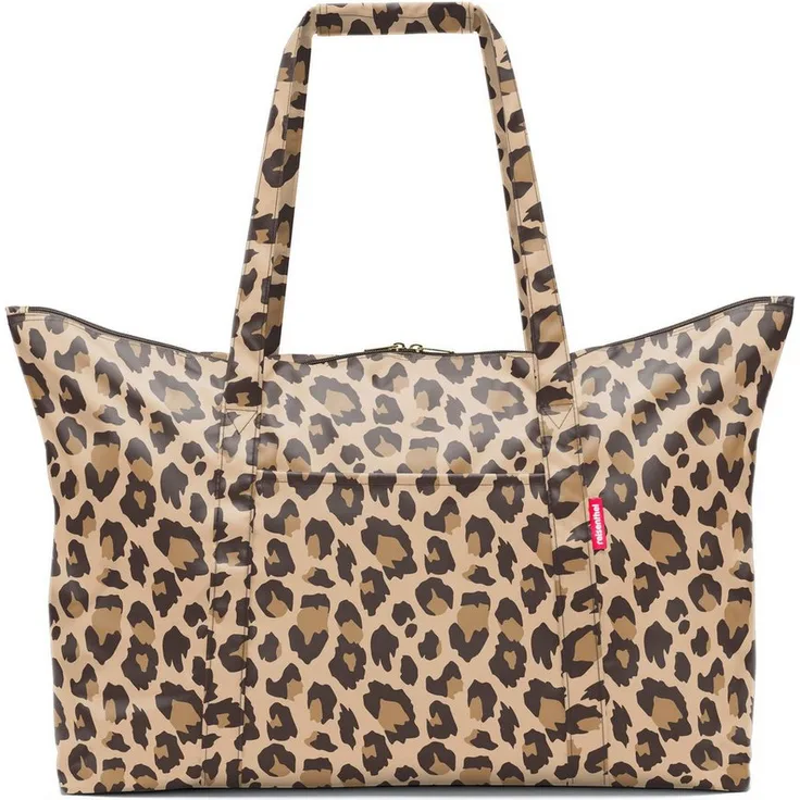 REISENTHEL® Shopper Minimaxi Travelbag, Polyester Schultertasche mit Außen- und Innentasche, Schwarz