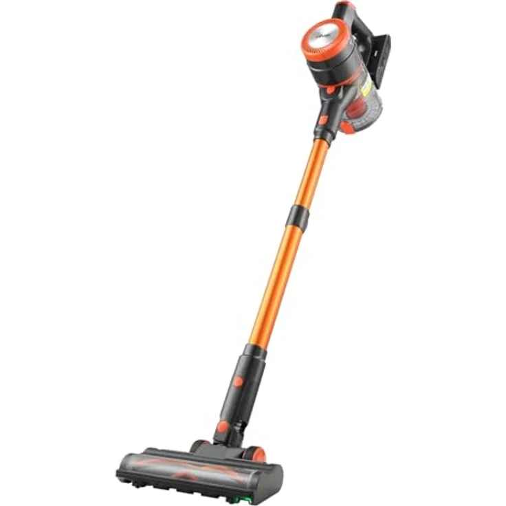 VEVOR F04 Akku-Staubsauger, 40 kPa Saugkraft, wiederaufladbarer Handstaubsauger mit 35 Minuten Laufzeit für Teppich, Tierhaare und Hartböden, LED-Display, großer Staubbehälter – Bild 8