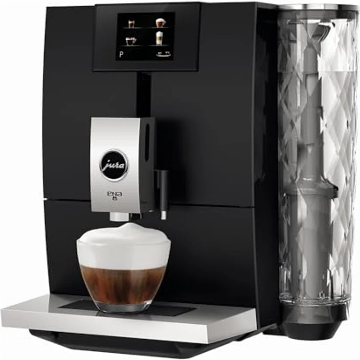 Jura ENA 8 Touch (Modell 2019) 15339 Metropolitan Black Kaffeevollautomat, Keramikmahlwerk, 1450 Watt, schwarz – Bild 6