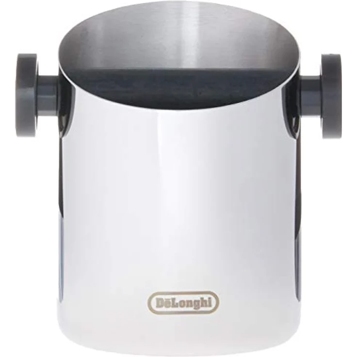 De'Longhi DLSC059 Abschlagbehälter, für Espresso Siebträger, Kaffeesatz Abschlagbox, Kaffeemaschinen Zubehör für den Barista Zuhause, Abklopfbehälter aus Edelstahl – Bild 2