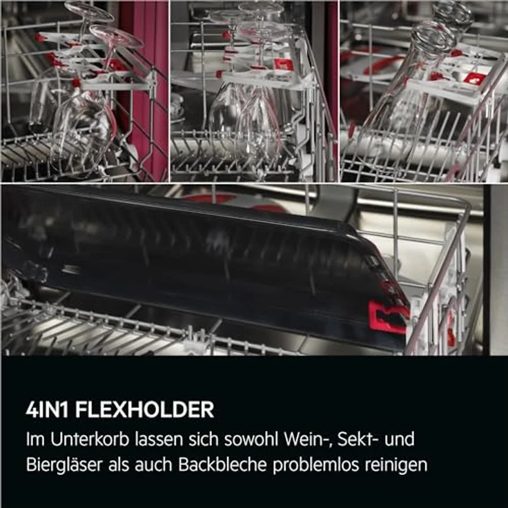 AEG GT9200X2SCM Serie 9000, teilintegrierter 60cm Einbaugeschirrspüler mit AEG App und Besteckschublade, Energieeffizienzklasse A – Bild 11