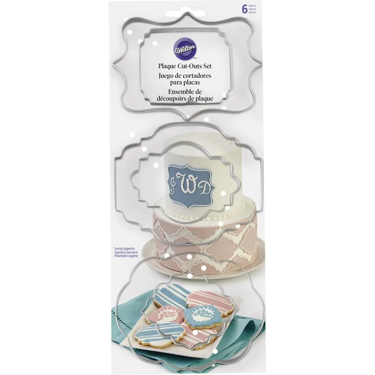 Wilton Fondant Ausstechformen, 6 Stück