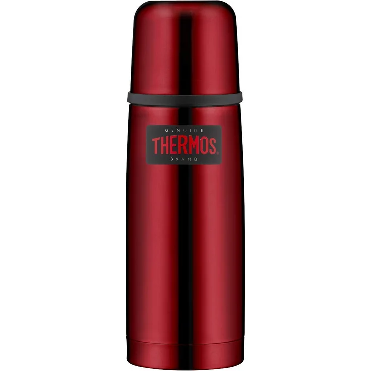 THERMOS Light & Compact Thermosflasche, Edelstahl, Rot, 0,35 Liter – Bild 1