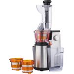 H.Koenig GSX22 Entsafter - 1 L - 3 verschiedene Filter für Sorbet, dicken Saft, dünnen Saft - Tresterbehälter - Spülmaschinenfest - Edelstahl -