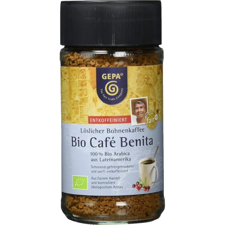 GEPA Cafe Benita Instant Kaffee - Bio, 100g