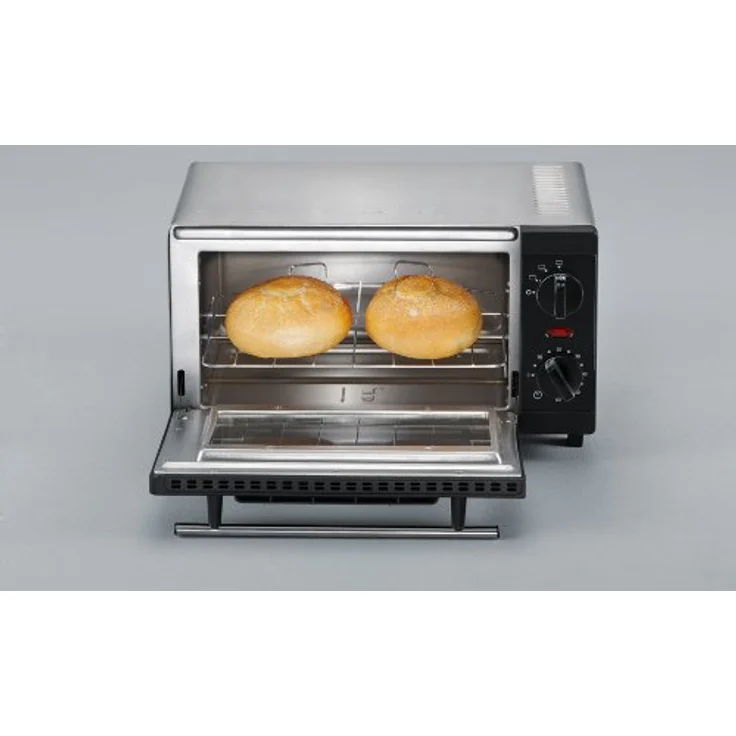 SEVERIN TO 2052 Back- und Toastofen (800 W, Inkl. Grillrost und Backblech, 9 L) silber -schwarz – Bild 2