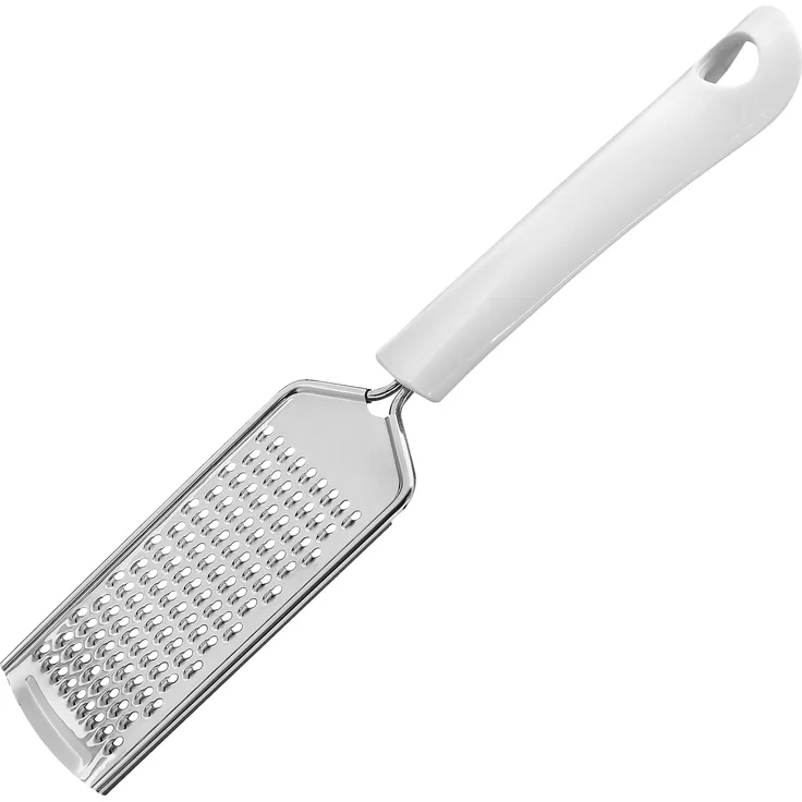 FACKELMANN Reibe Arcadalina 25,5cm aus PP-Edelstahl, weiß-Silber, 25.5 x 6 x 2 cm