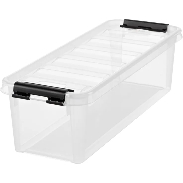 Orthex 3455070 Smart Store Classic 4 Clipbox, PP, transparent, 40 x 15 x 12 cm