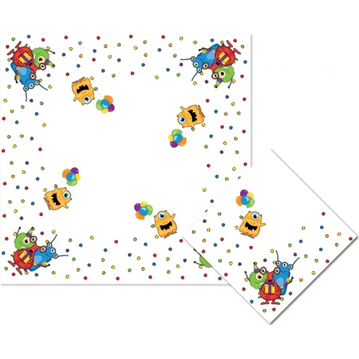 servietten Monster Party 20 Stück 25 x 25 cm