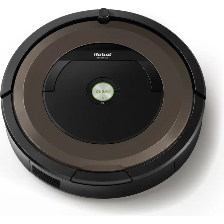 iRobot Roomba 896 Saugroboter (0,6 L, AeroForce, Teppich, Hartböden, Laminat, Li-Ion, 60 Min) schwarz-braun