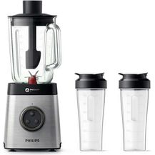 Image for Philips HR3655-00 Standmixer (1400 Watt, ProBlend 6 3D Technologie, 2 Liter Glasbehälter, 2x Trinkbecher, Spülmaschinenfest)