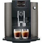 Jura E6 EB 15431 Kaffeevollautomat, 11 Kaffeespezialitäten, mit Milchsystem, dark inox