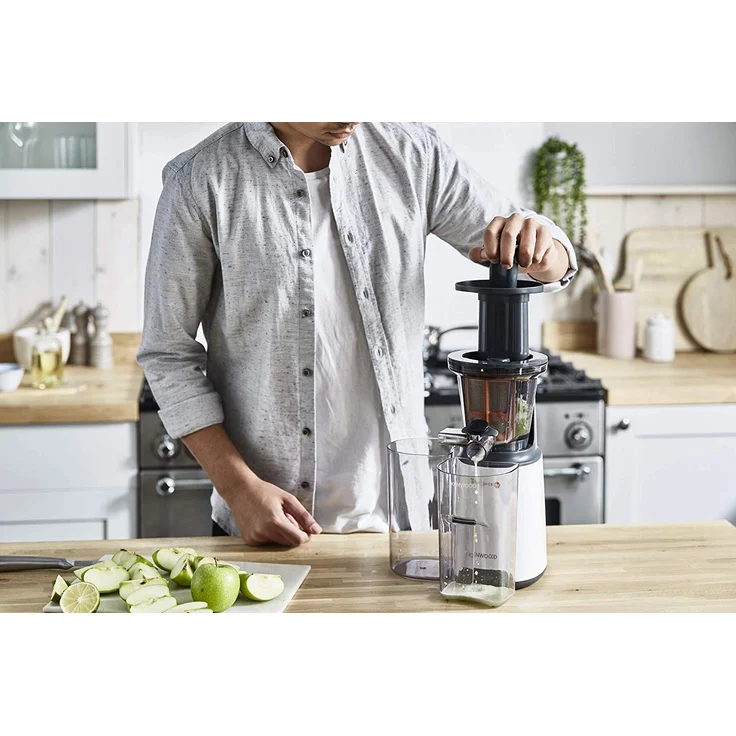 Kenwood JMP400WH Entsafter | 1 L Saftbehälter | 1,3 L Trester-Behälter | Selbstreinigungs-Funktion – Bild 5