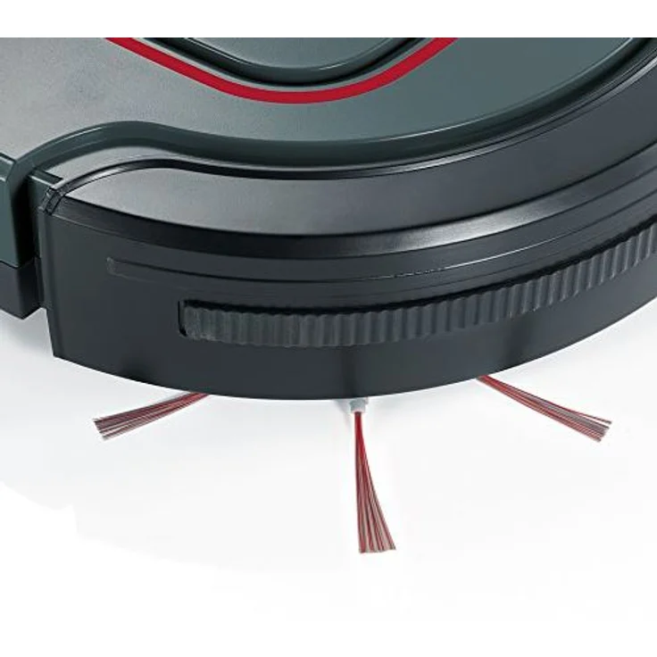 Severin RB 7025 chill Saugroboter, 90 min Akkubetrieb, Absturzsensoren, grau-rot-schwarz  – Bild 3