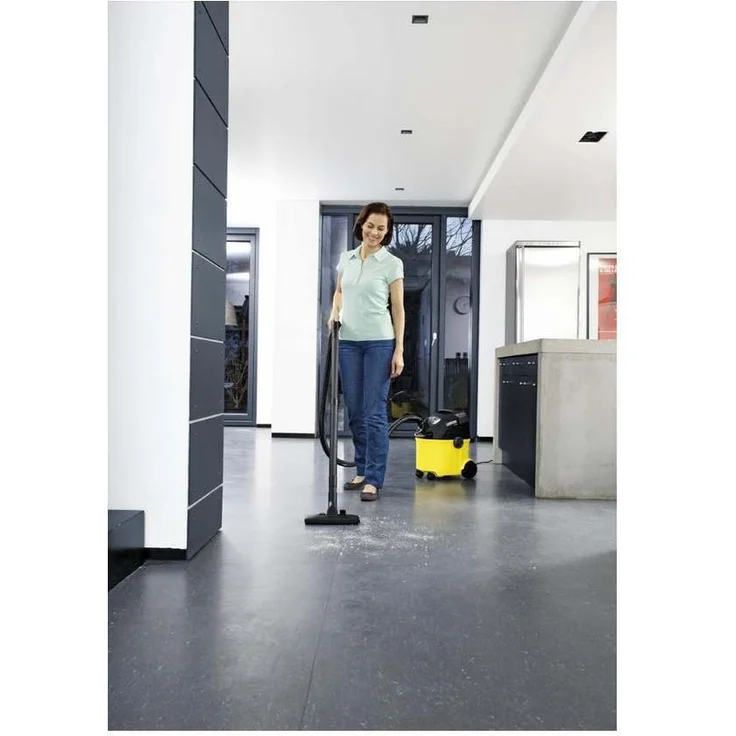 Kärcher SE 5.100 Waschsauger (2in1 integrierter Sprühschlauch, Waschdüse, 230 mm Arbeitsbreite, Sprühdruck 1 bar, Sprühmenge 1 l-min), schwarz-gelb – Bild 3