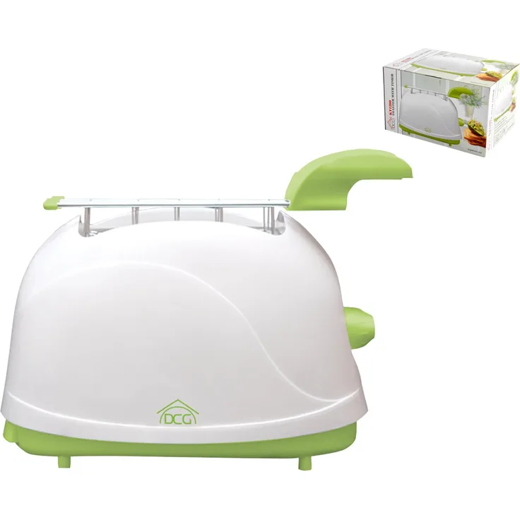 DCG Eltronic KT1200 850W Toaster weiß 850W 250mm 220mm 130mm