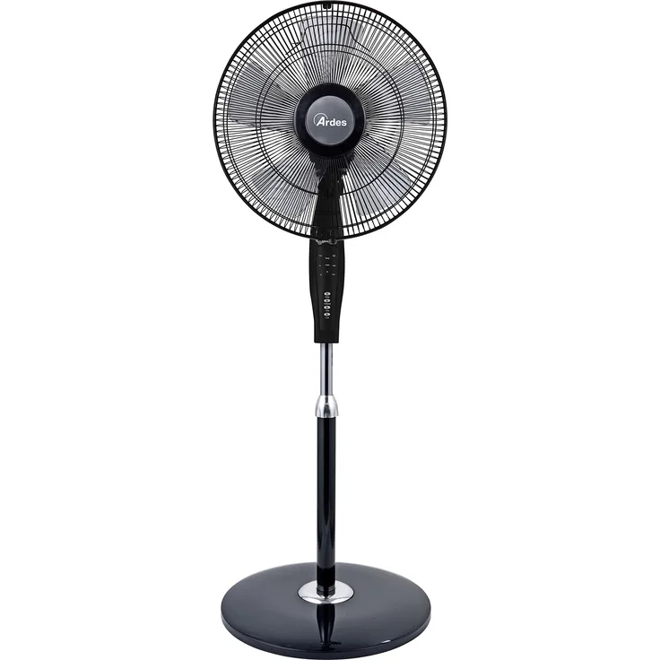 Ardes Style Haushaltsturmventilator Schwarz - Ventilatoren (Haushaltsturmventilator, Schwarz, Flur, 7,5 h, 55 W, 40 cm)