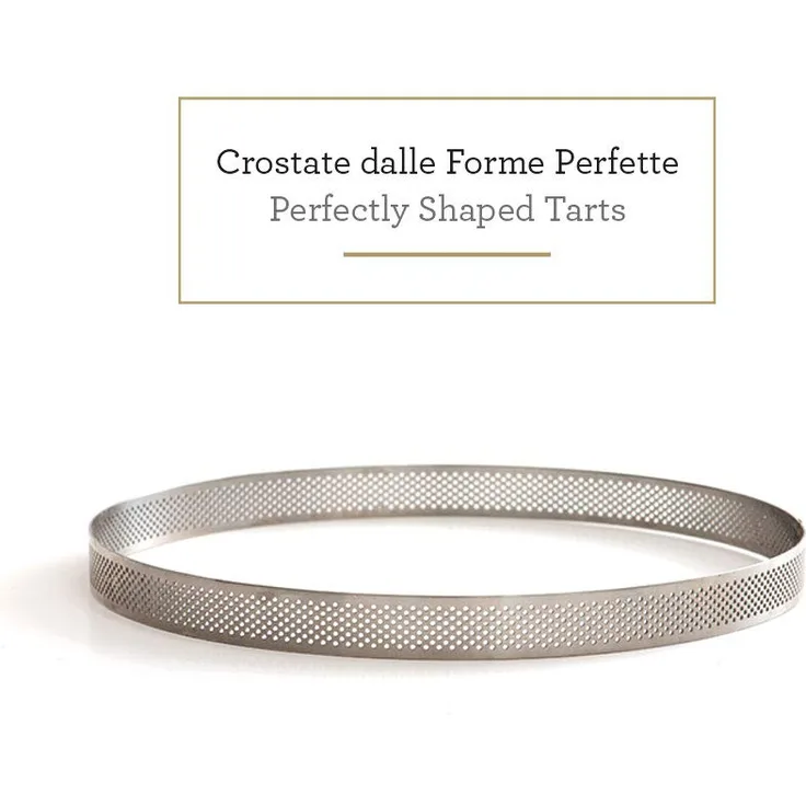 Decora 0064036 Ring MICROFORATO Ø 24 x 3,5 H CM Edelstahl, Stahl