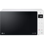 LG MS23NECBW Mikrowelle, Standgerät, 23 Liter Garraum, 1000 Watt, Auftauen, schwarz, weiß