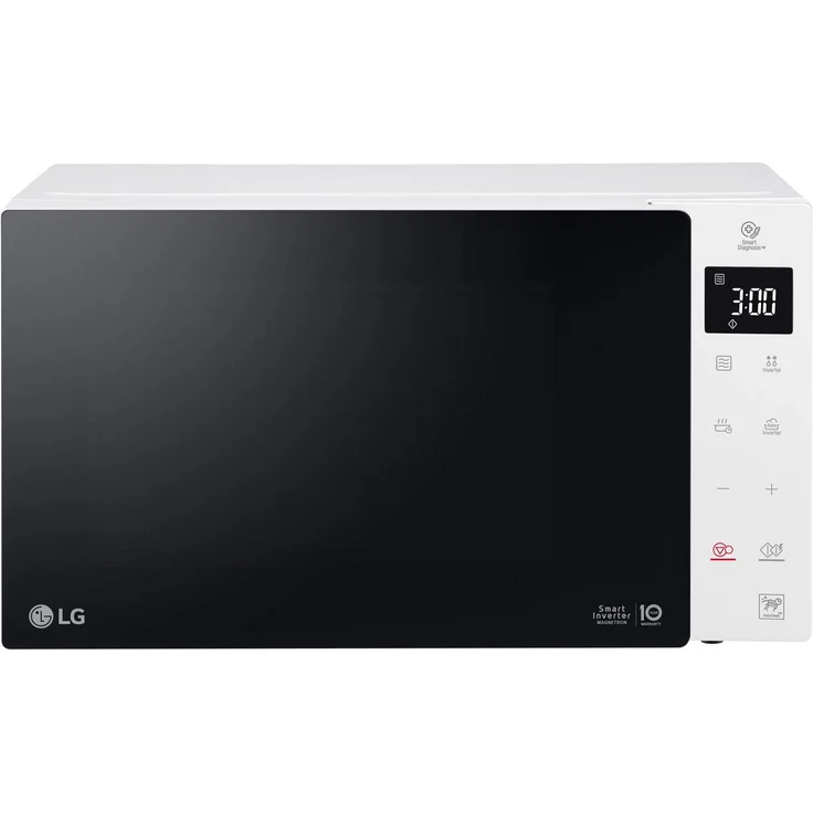LG MS23NECBW Mikrowelle, Standgerät, 23 Liter Garraum, 1000 Watt, Auftauen, schwarz, weiß – Bild 1
