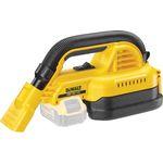 DeWalt Akku-Handsauger- Handsauggerät (18 Volt, Hepa-Hochleistungsfilter, ergonomisch gu mmierter Griff, ausziehbarer Saugschlauch, entleerbarer Staubbehälter mit 1.9 l Fassungsvermögen) DCV517N