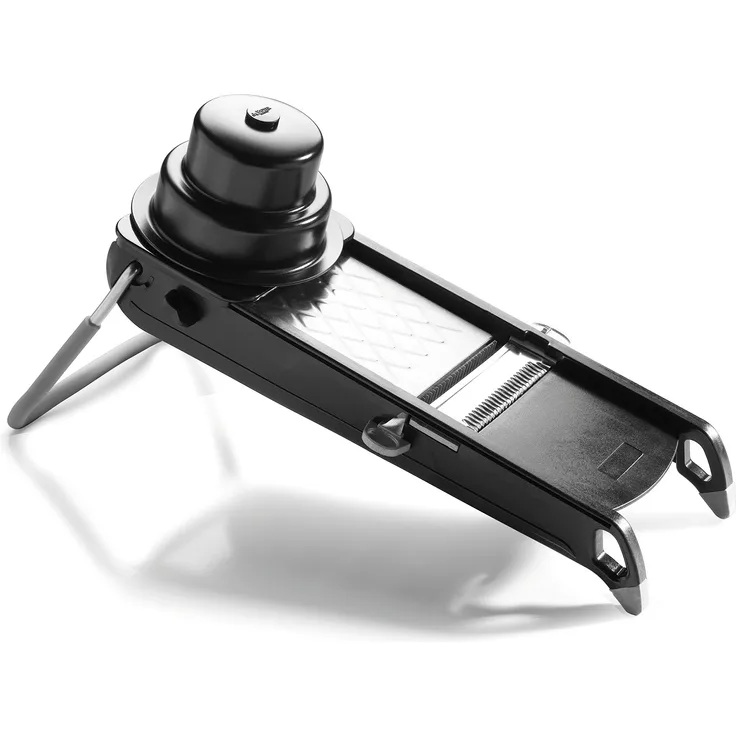 De Buyer 2015 La Mandoline Gemüsehobel, Edelstahl, schwarz