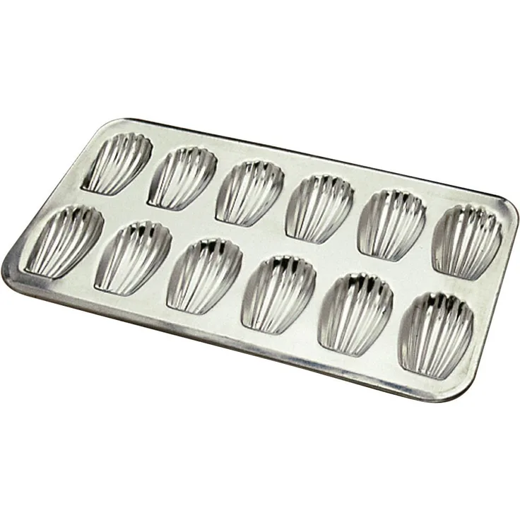 Gobel 164710 Backform für 12 Madeleines, aus Eisen, Weiß