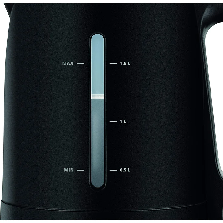 Krups BW2448 Wasserkocher Pro Aroma, 1,6 L, 2,400 W mit beleuchtetem Ein--Ausschalter, schwarz – Bild 3