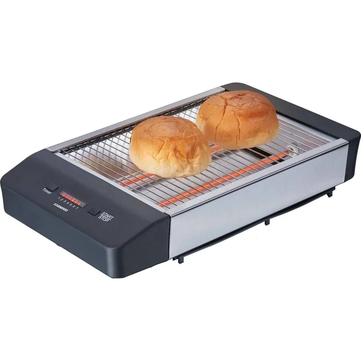 Melissa 16140136 Langschlitztoaster 600W, 6 Bräunungsstufen