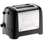 Dualit 26225 2 Scheiben Lite Toaster gloss, schwarz