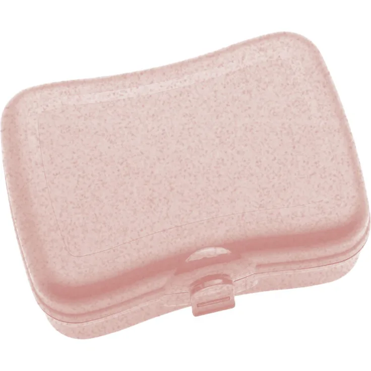Koziol Lunchbox Basic, Brotdose, Speisegefäß, Brotbox, Thermoplastischer Kunststoff, Organic Pink, 3081669