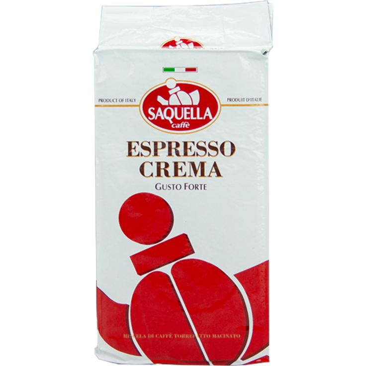 SAQUELLA Espresso Crema Gusto Forte 250g gemahlen